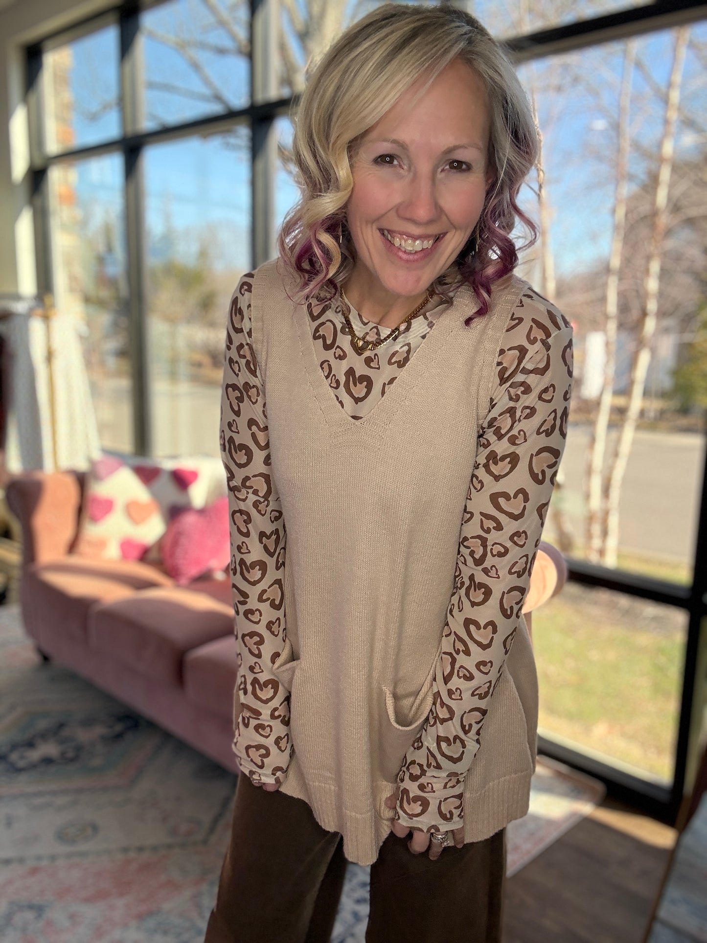 Khaki Haven Tunic
