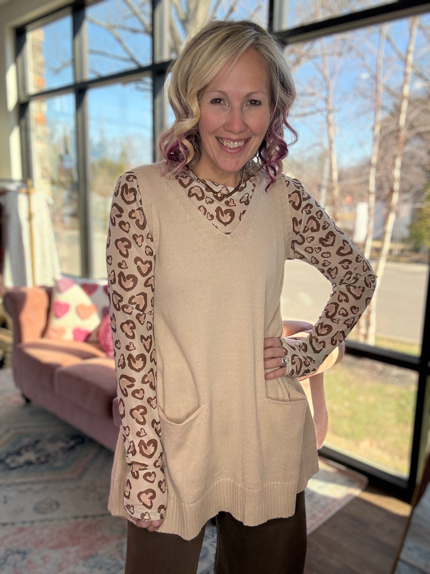Khaki Haven Tunic