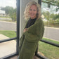Kandis Knit Cardigan- Olive