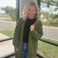 Kandis Knit Cardigan- Olive