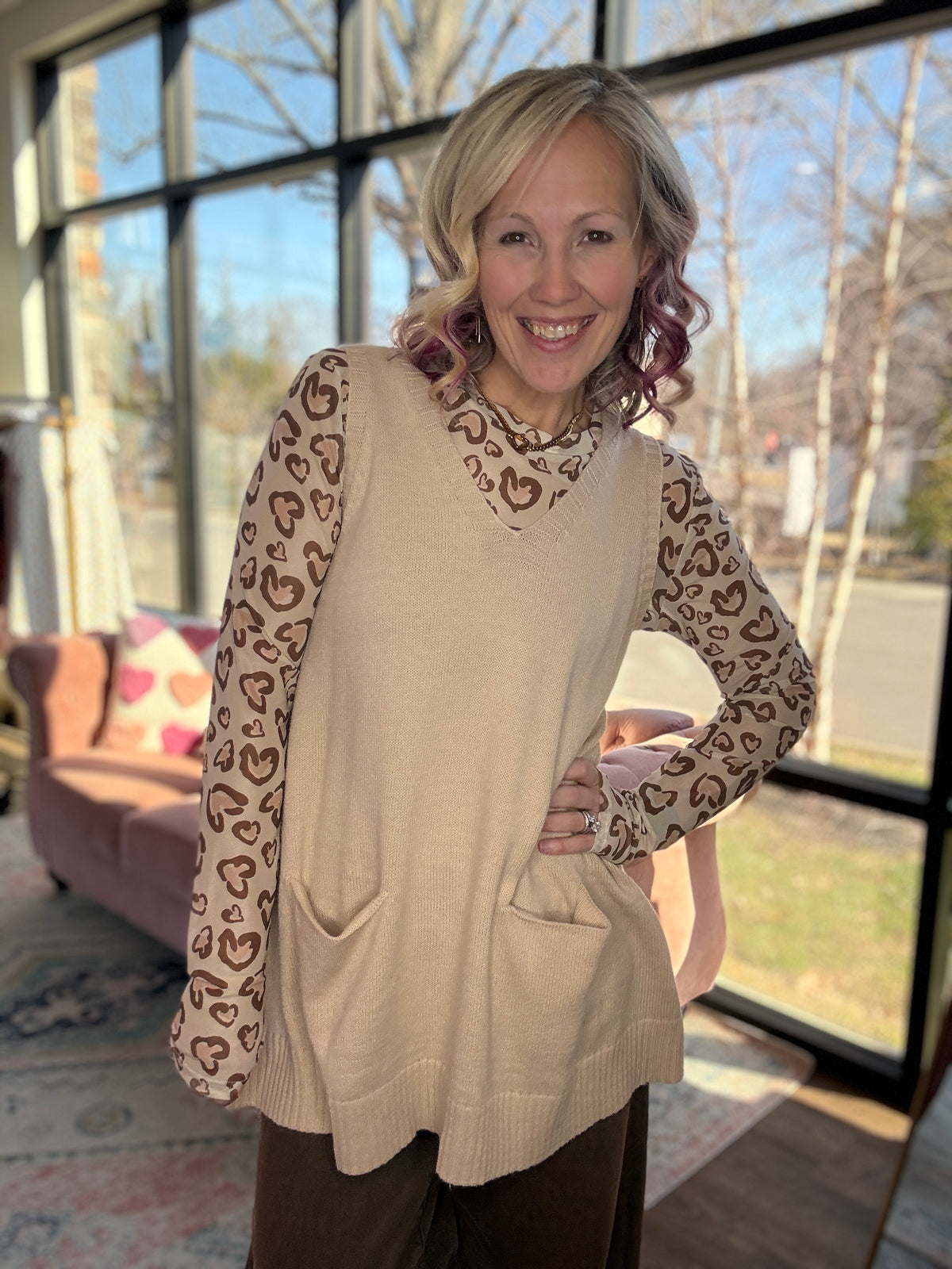 Khaki Haven Tunic