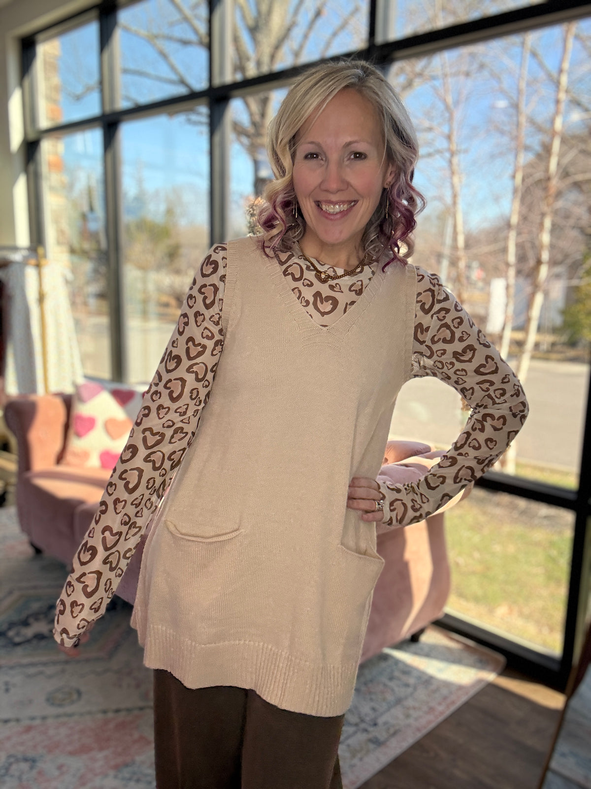 Khaki Haven Tunic