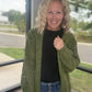 Kandis Knit Cardigan- Olive