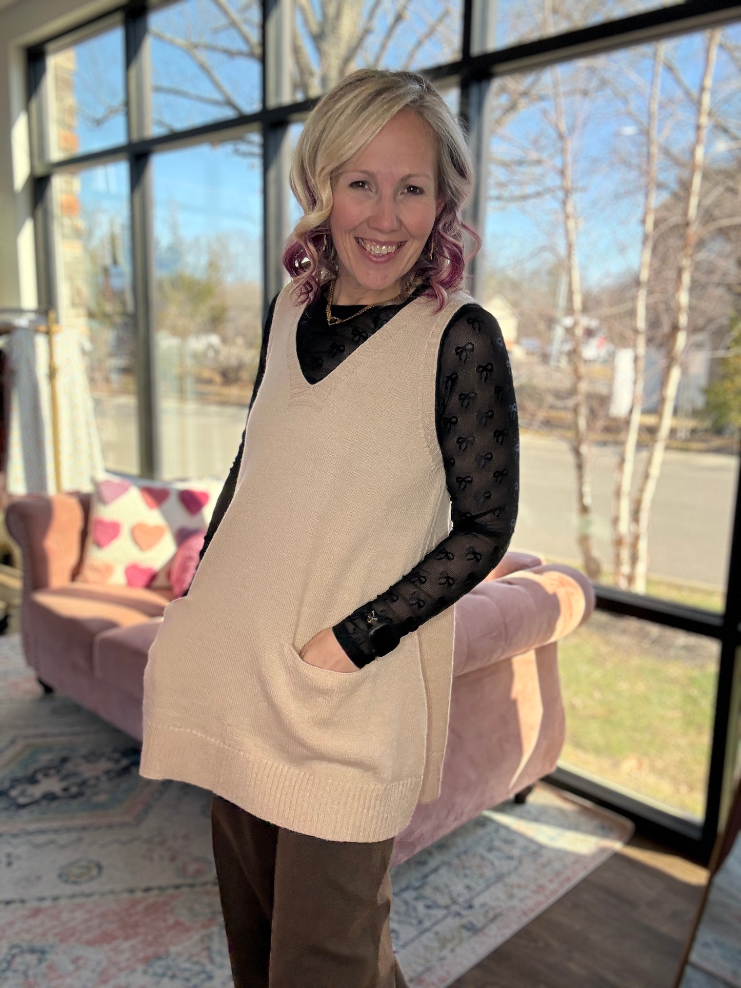 Khaki Haven Tunic