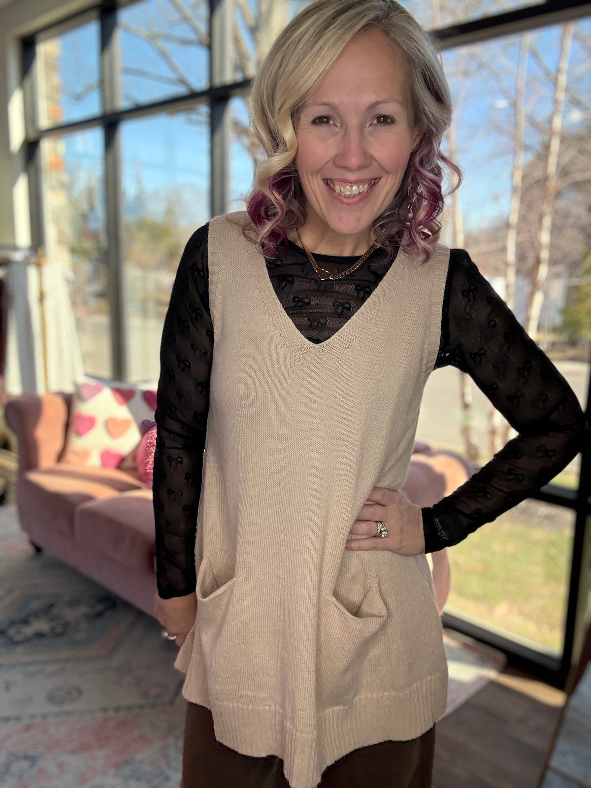 Khaki Haven Tunic