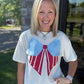 Stars, Stripes & Bow Tee