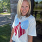 Stars, Stripes & Bow Tee
