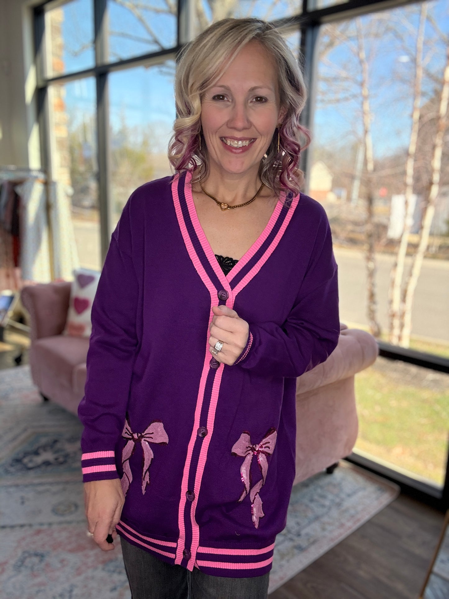 Ribbons And Bows Cardigan