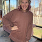 Keepsake Pullover- Mocha