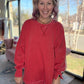 Keepsake Pullover- Red