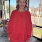Keepsake Pullover- Red