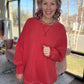 Keepsake Pullover- Red