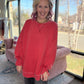 Keepsake Pullover- Red