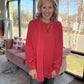 Keepsake Pullover- Red