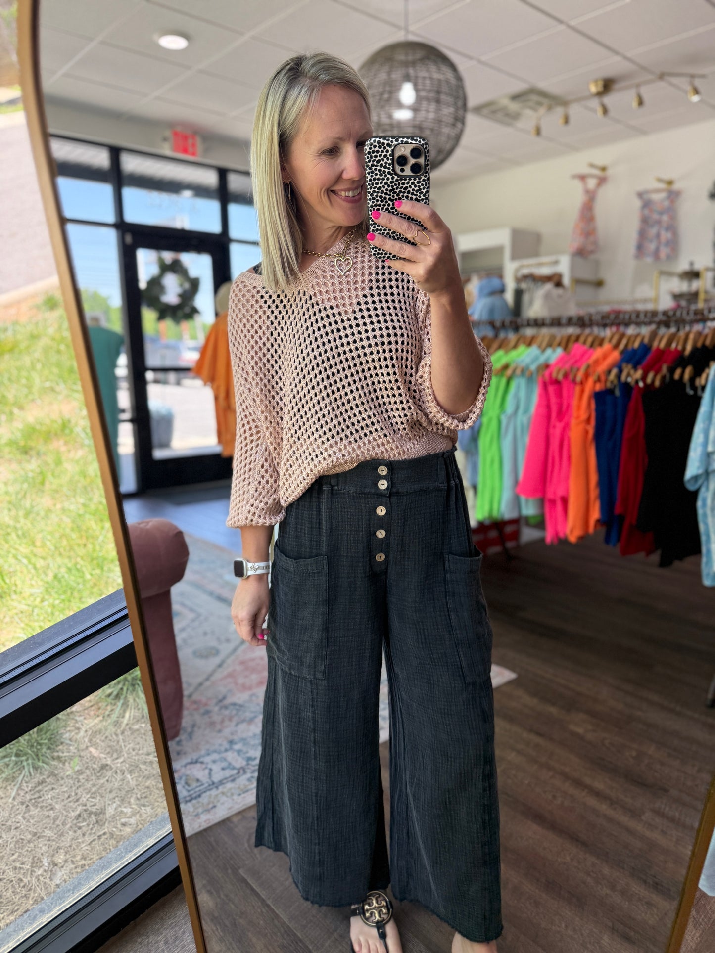 Golden Hour Top-Peachy Pink