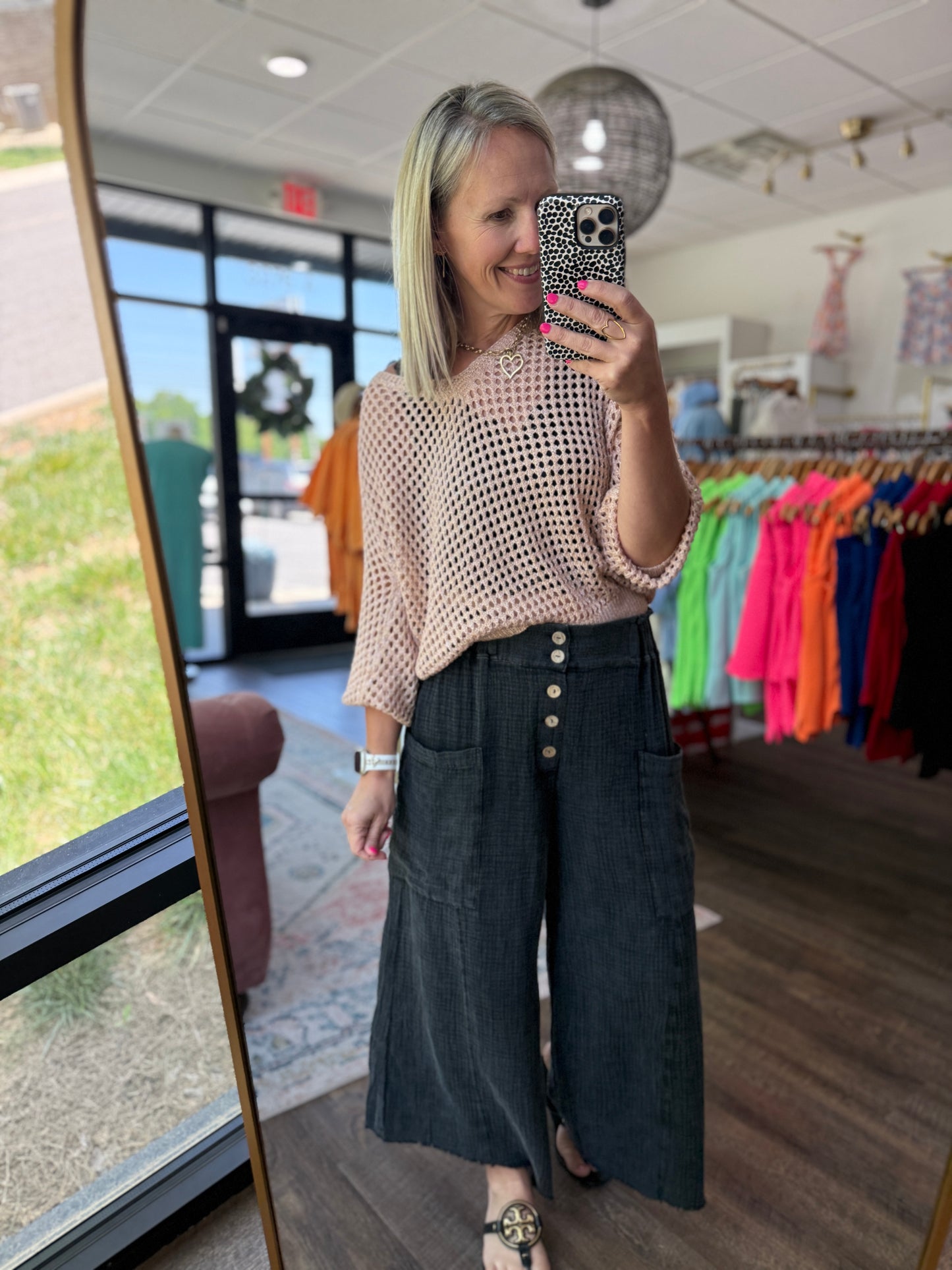 Golden Hour Top-Peachy Pink