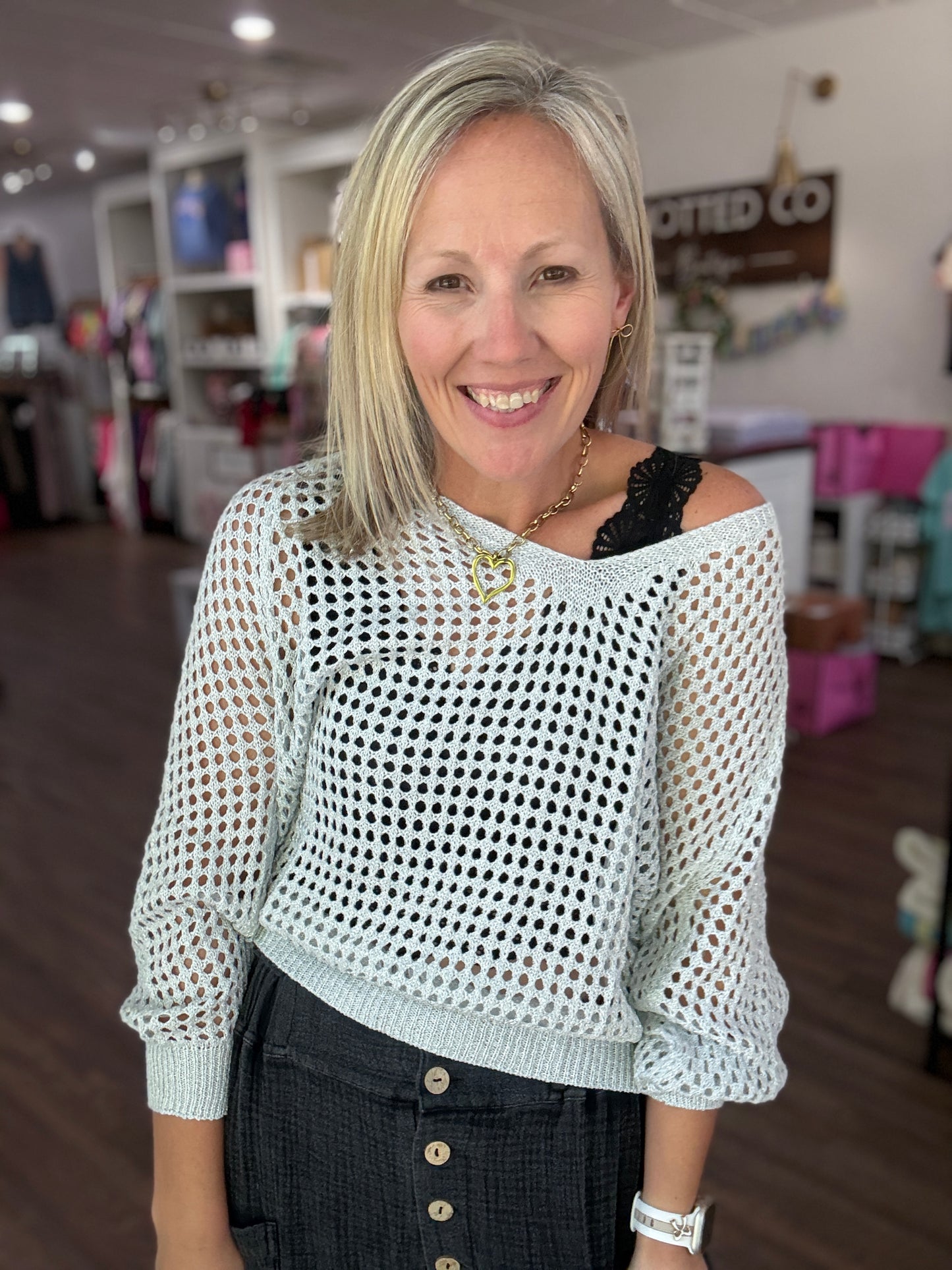 Golden Hour Top- Silver