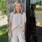 Scalloped Sands Linen Pant