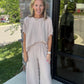 Scalloped Sands Linen Pant