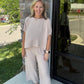 Scalloped Sands Linen Pant
