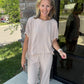 Scalloped Sands Linen Pant