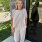 Scalloped Sands Linen Pant
