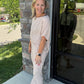 Scalloped Sands Linen Pant