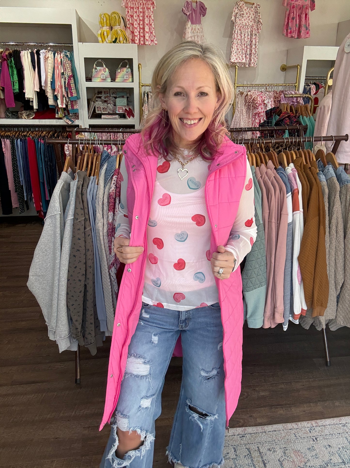 Sweethearts Mesh Layering Top