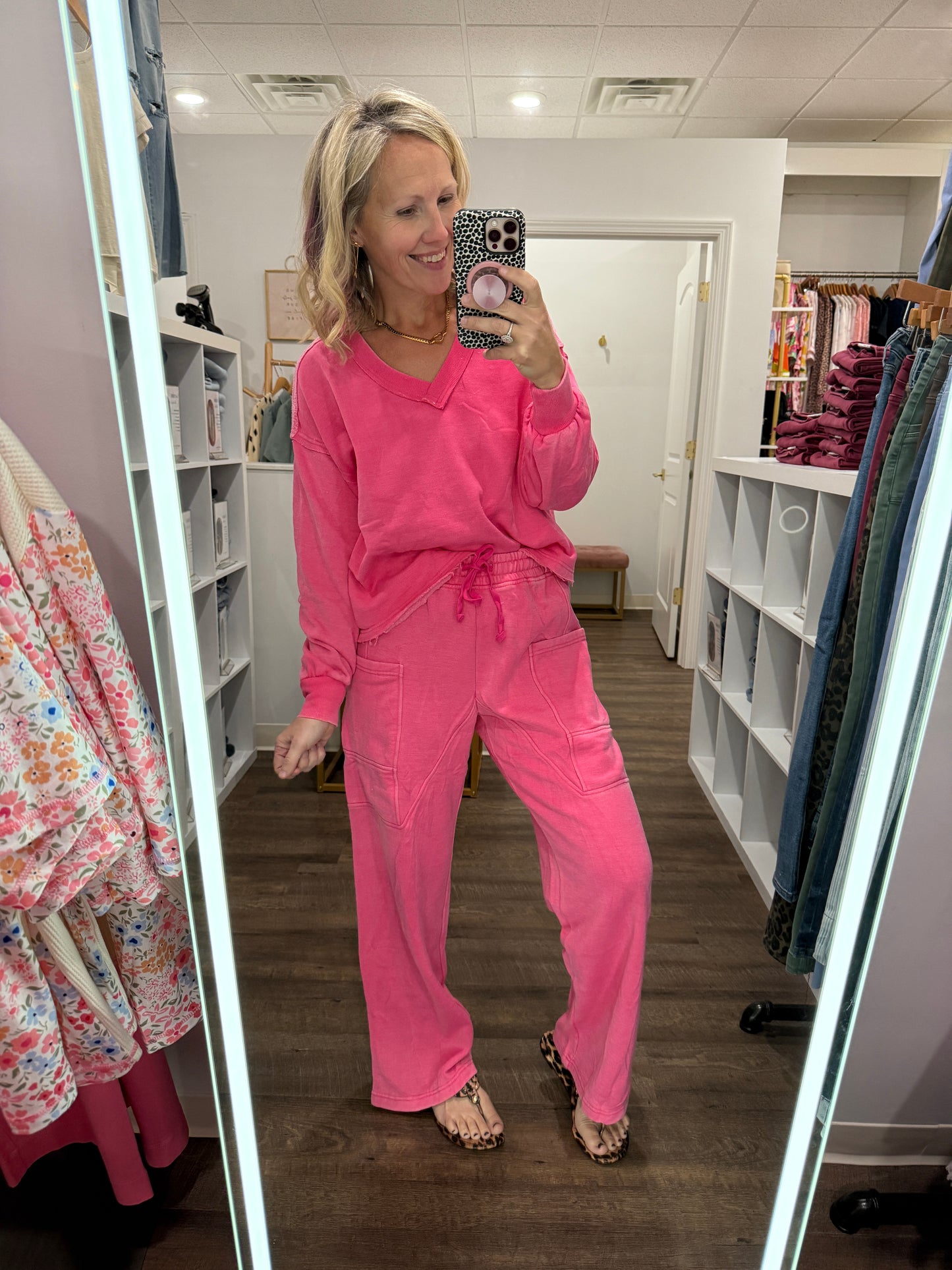 Lived in Lounge Set- Pink