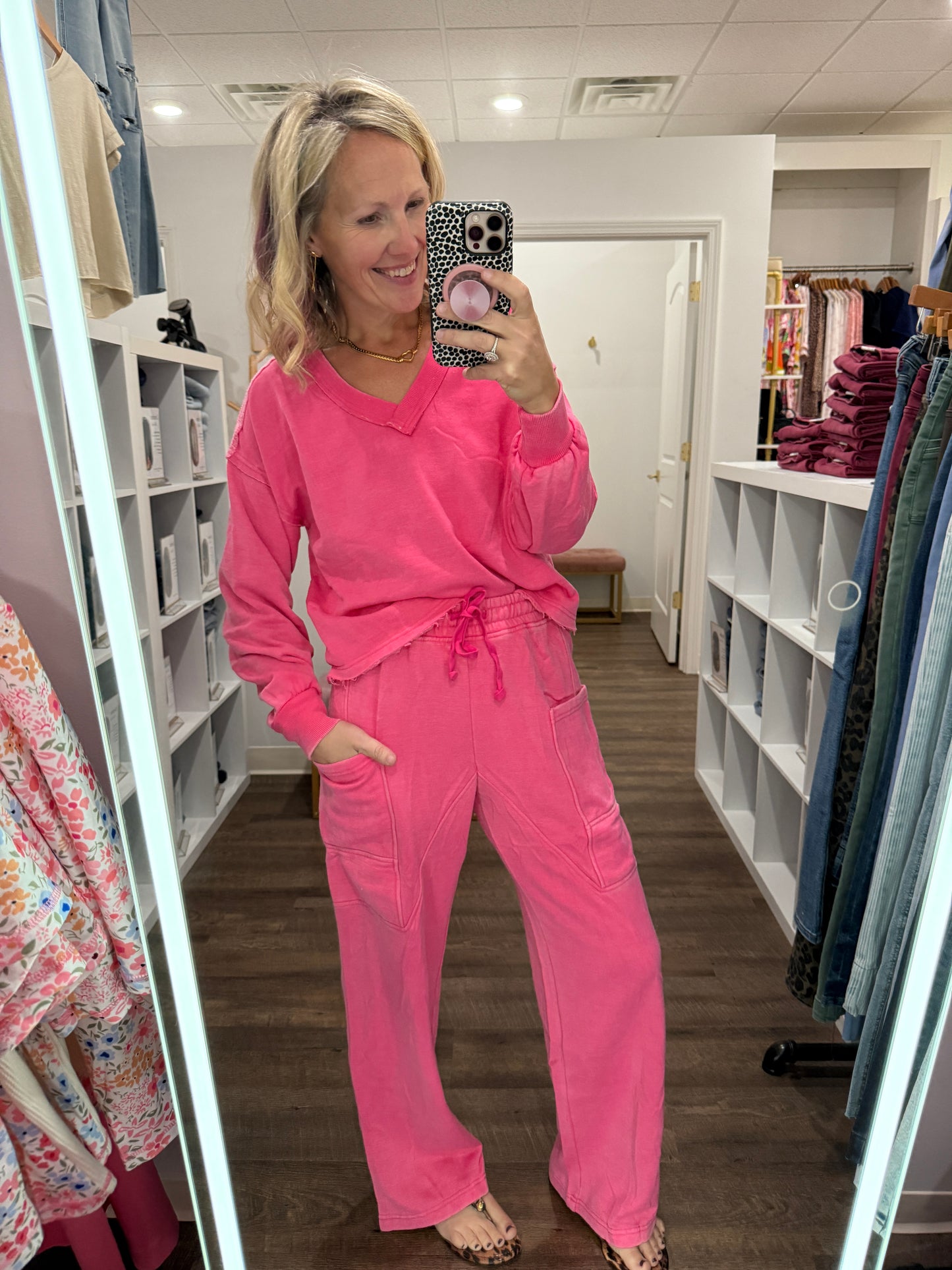 Lived in Lounge Set- Pink