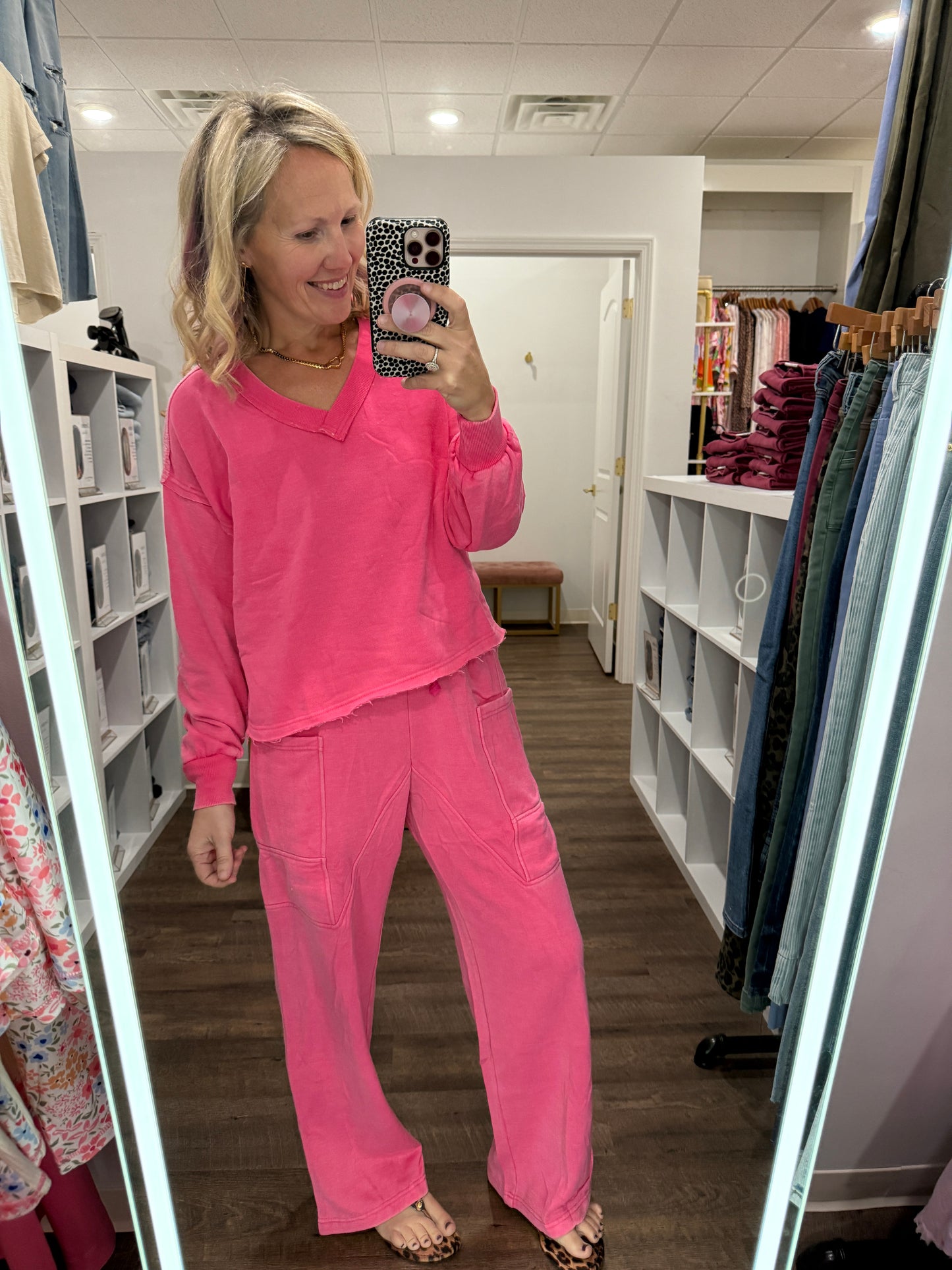 Lived in Lounge Set- Pink