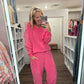 Lived in Lounge Set- Pink