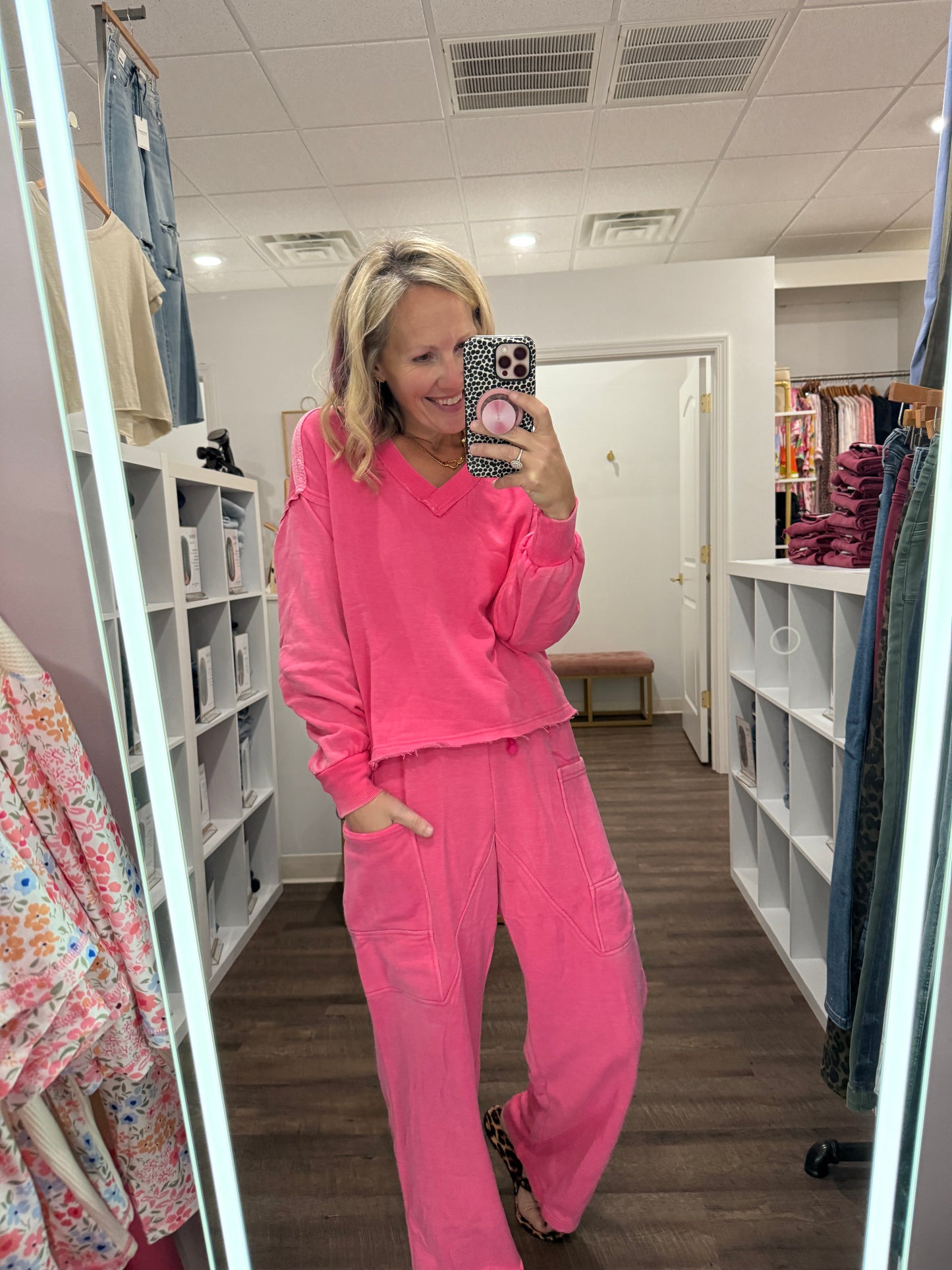 Lived in Lounge Set- Pink