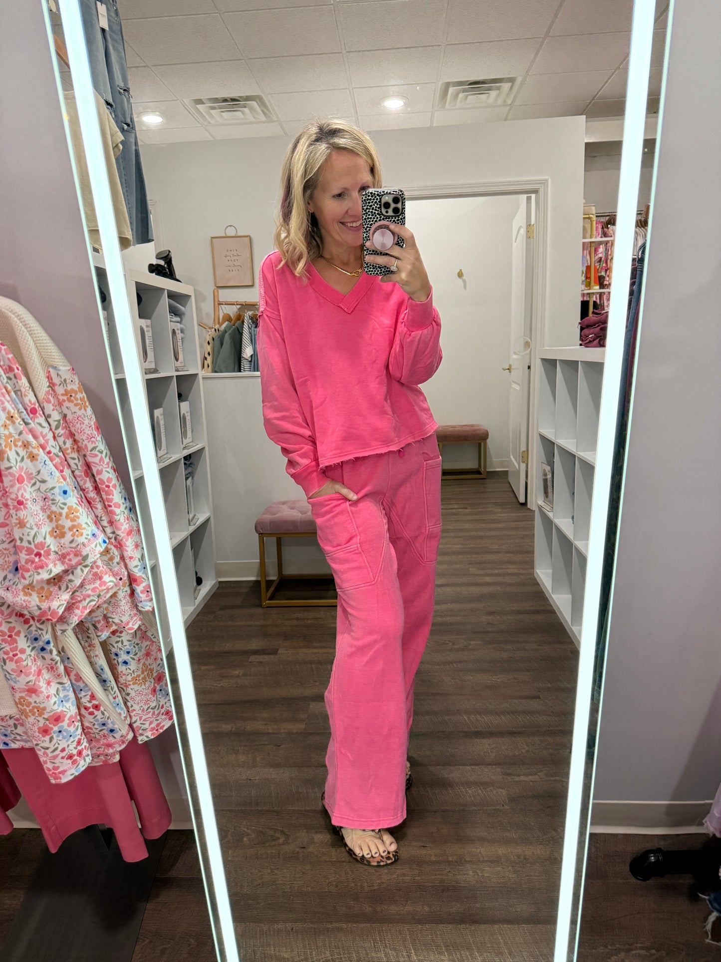 Lived in Lounge Set- Pink