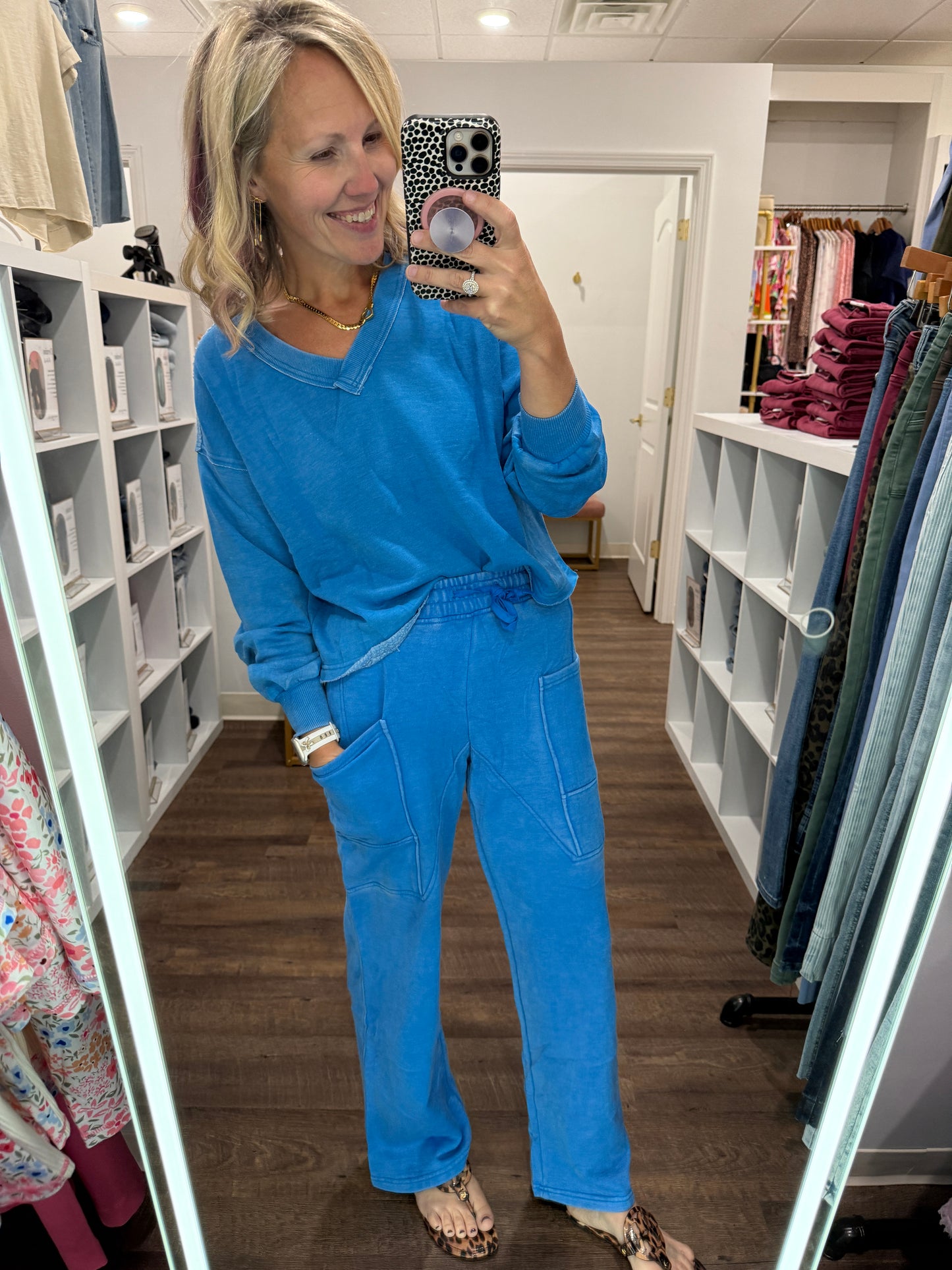 Lived in Lounge Set- Blue