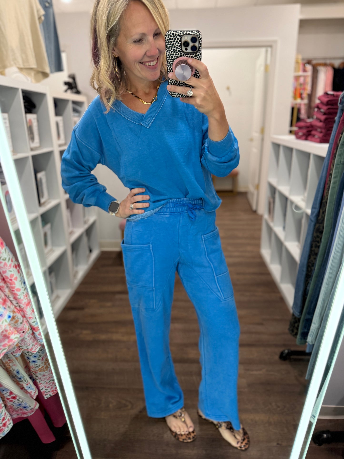 Lived in Lounge Set- Blue