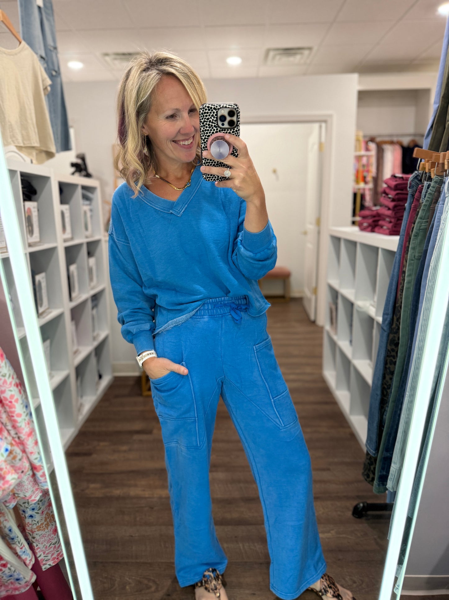 Lived in Lounge Set- Blue