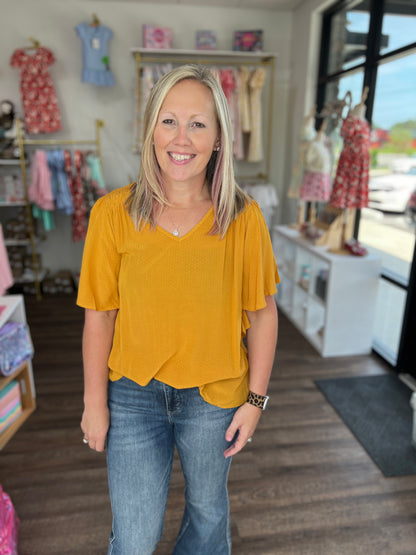 Ryder Mustard Top