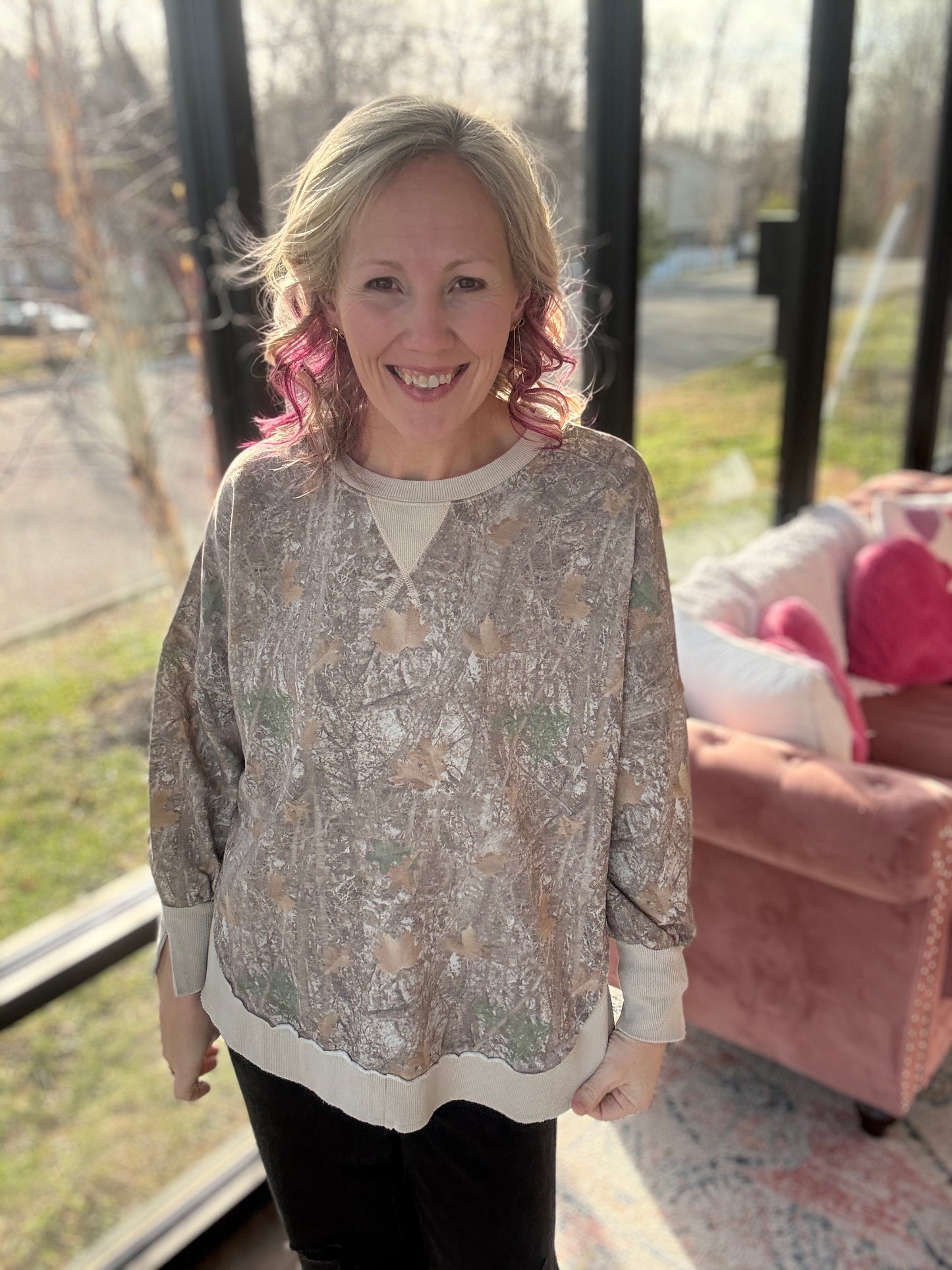 Keepsake Pullover- Camo