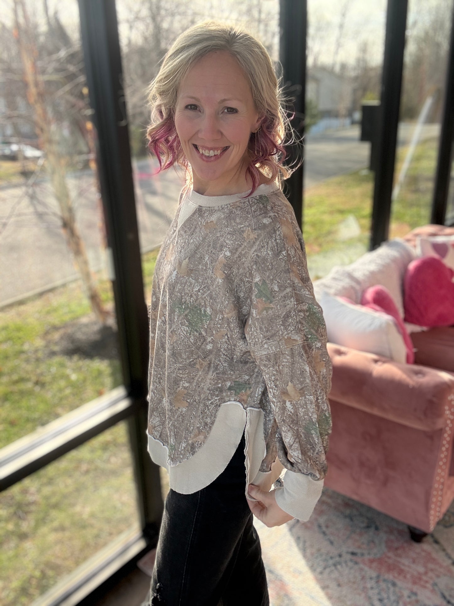 Keepsake Pullover- Camo