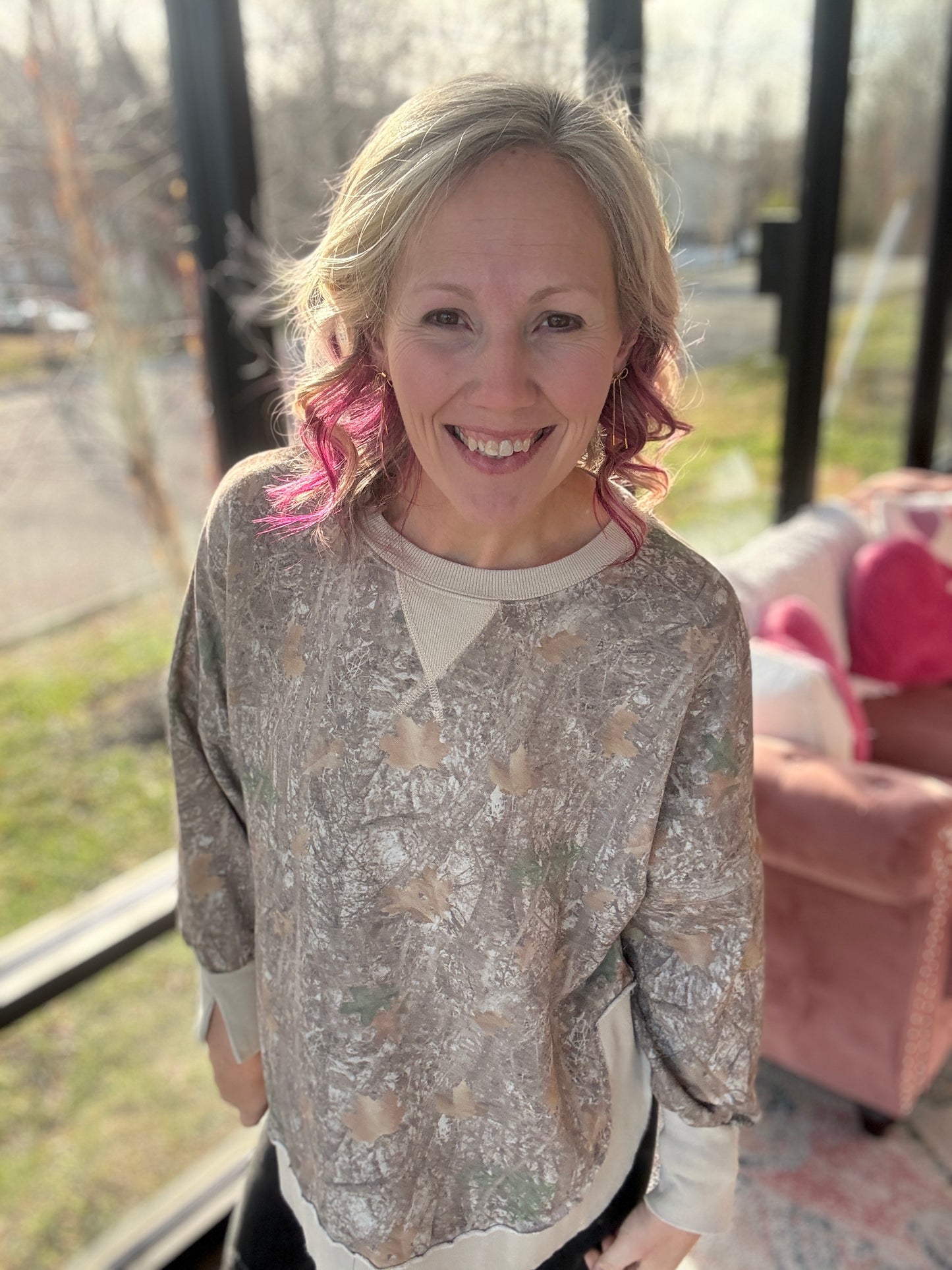 Keepsake Pullover- Camo