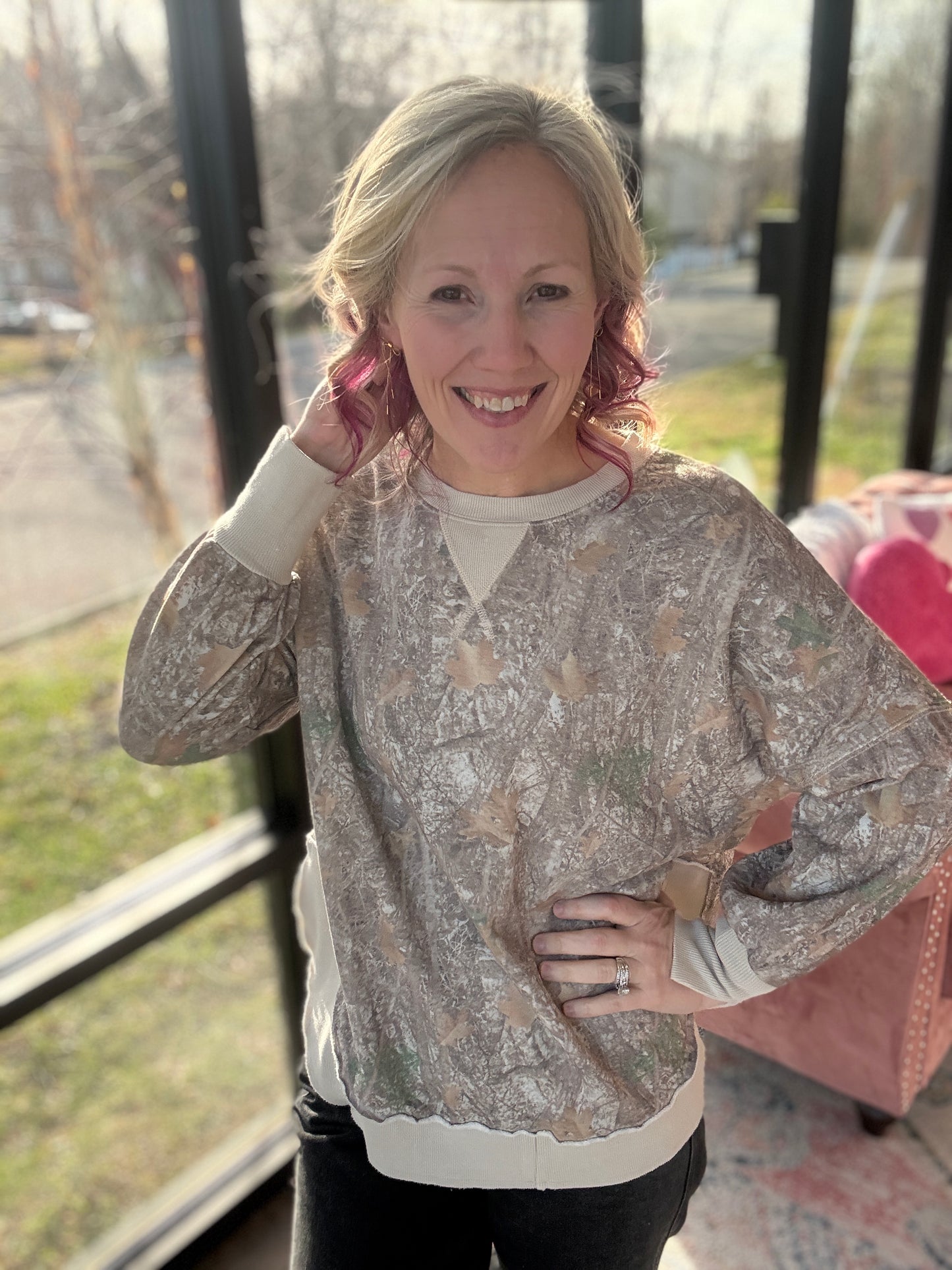 Keepsake Pullover- Camo