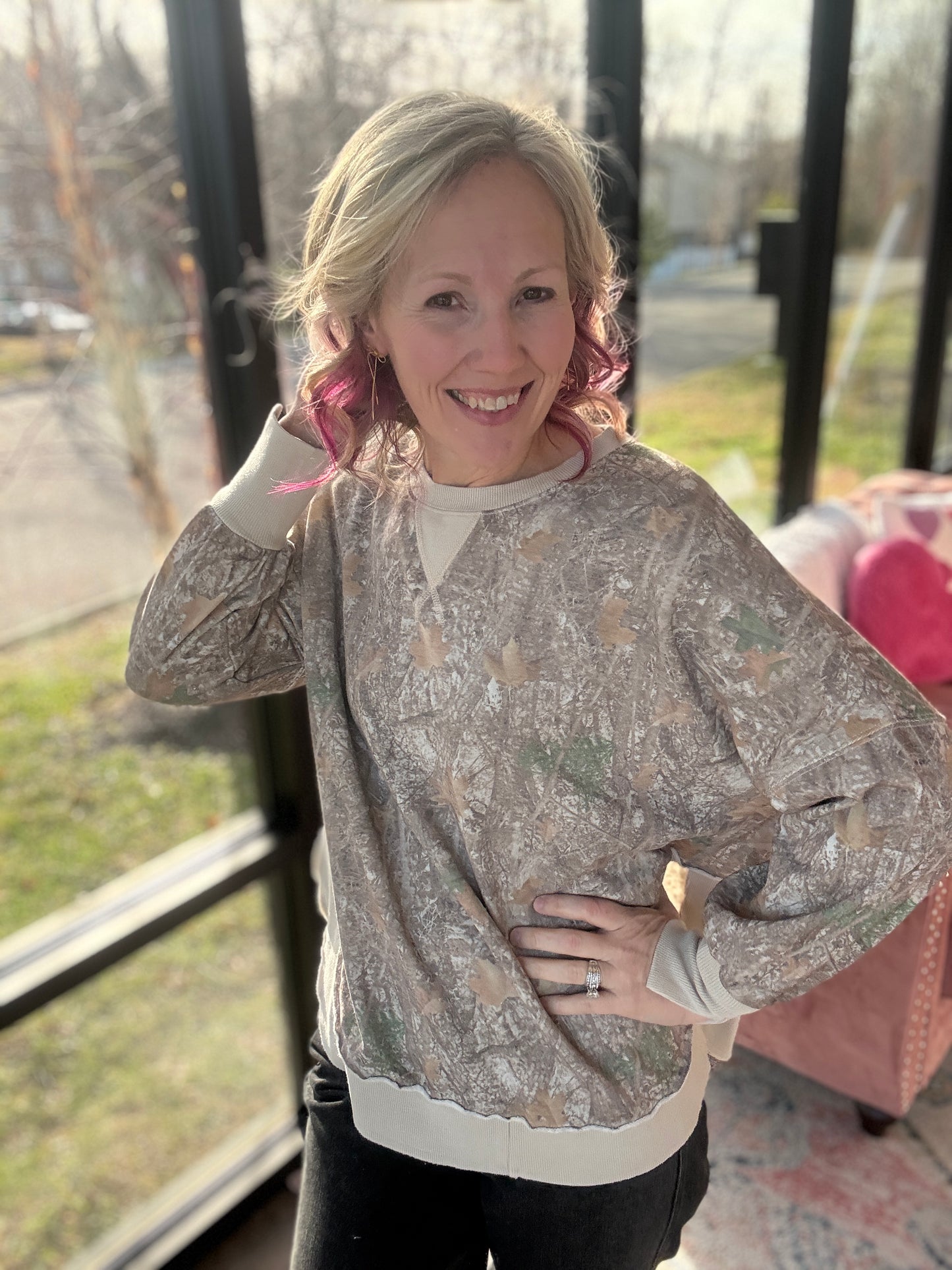 Keepsake Pullover- Camo