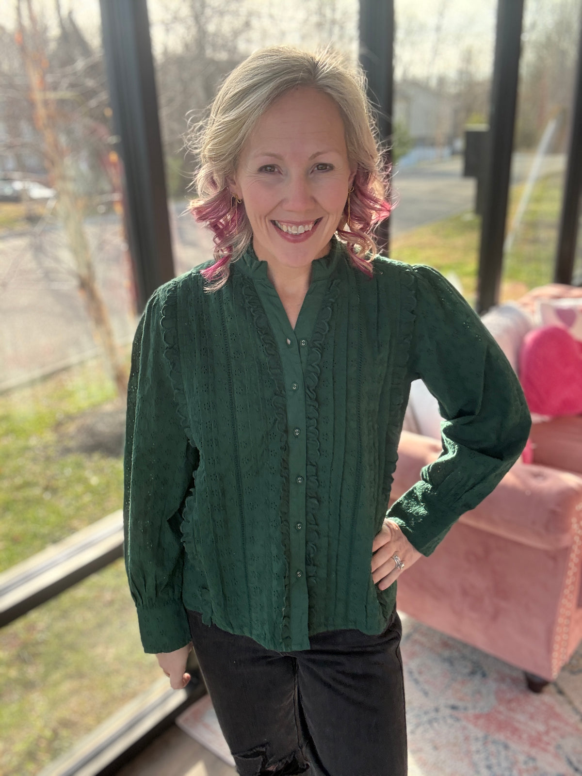 Emerald Whisper Top