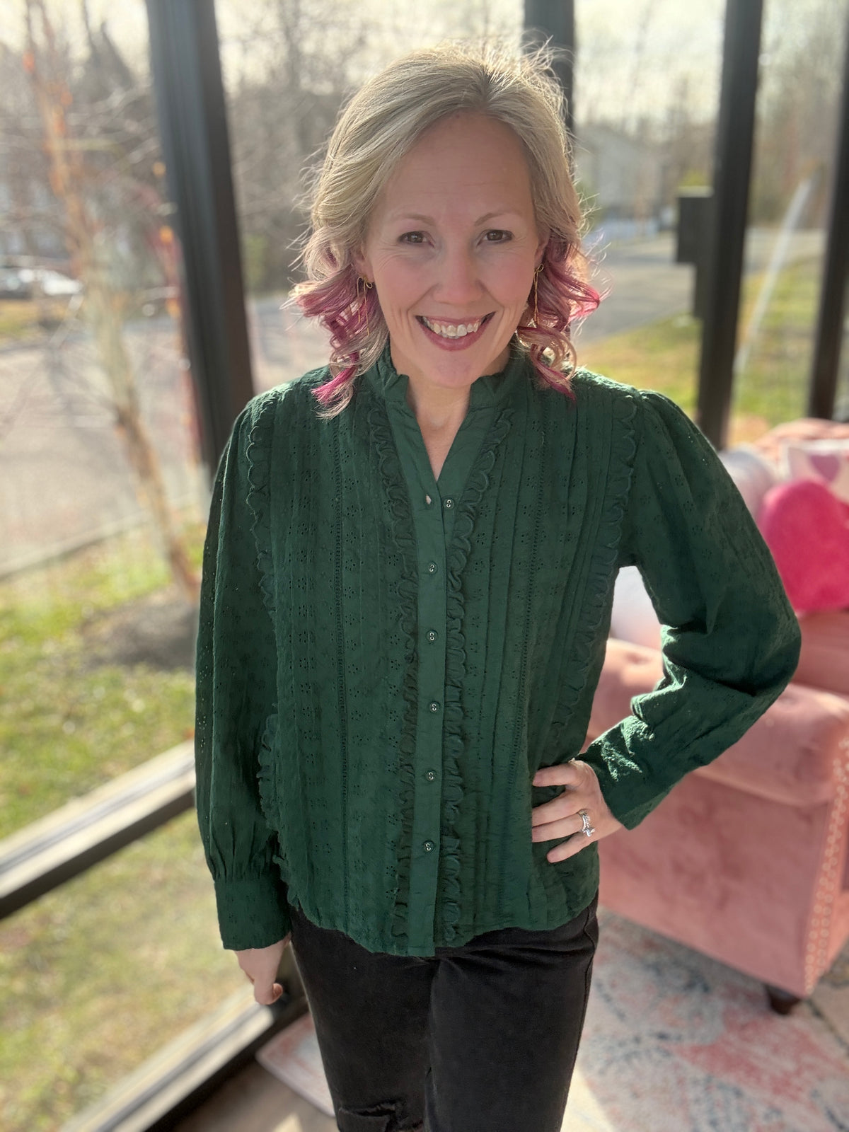 Emerald Whisper Top