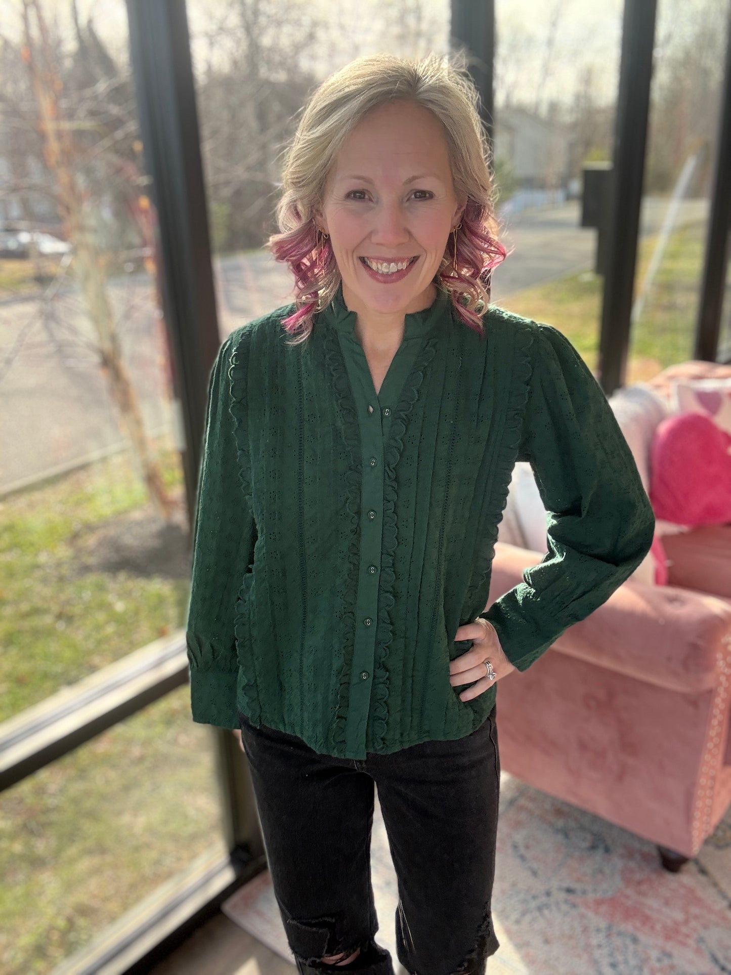 Emerald Whisper Top