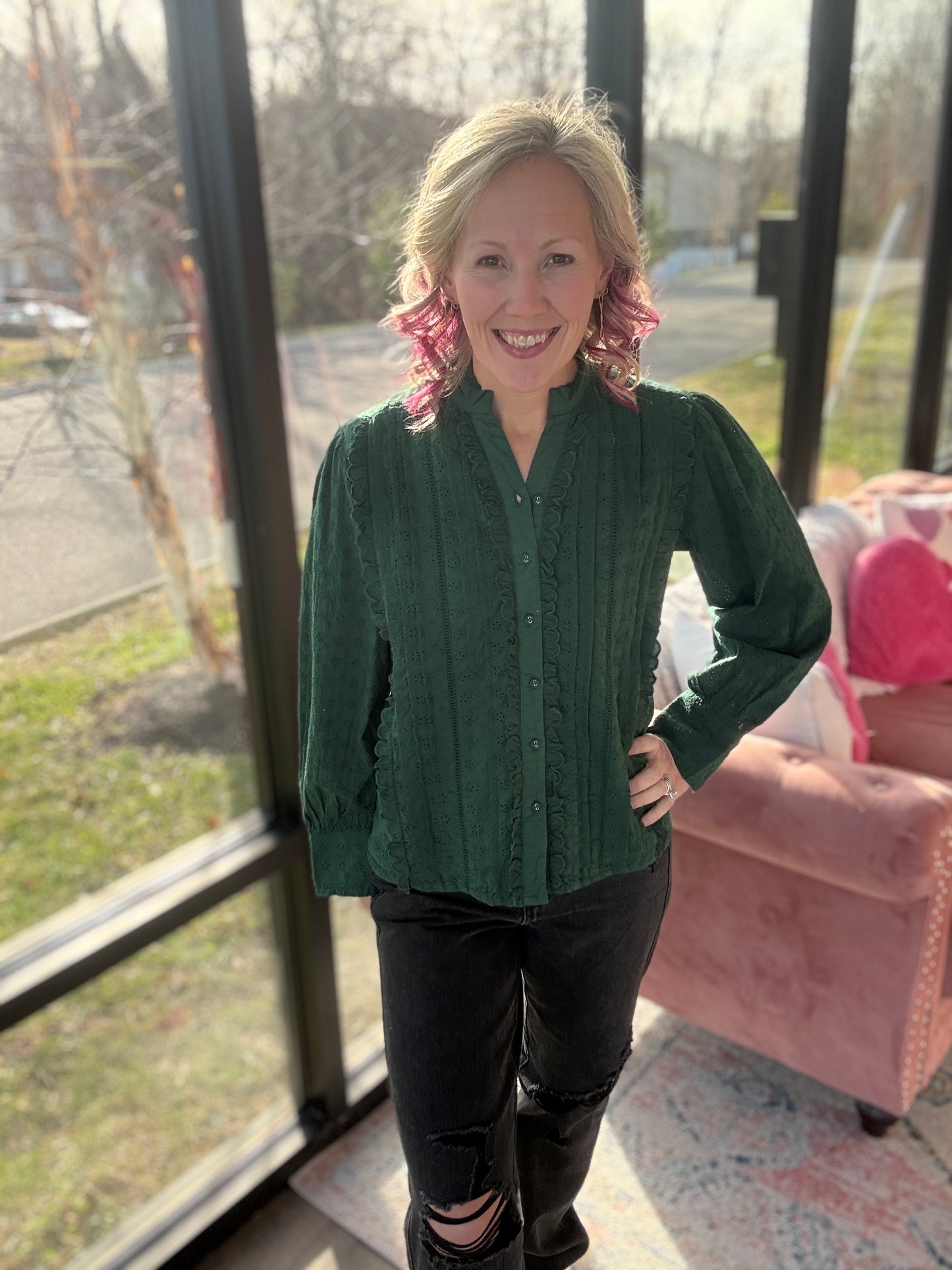 Emerald Whisper Top