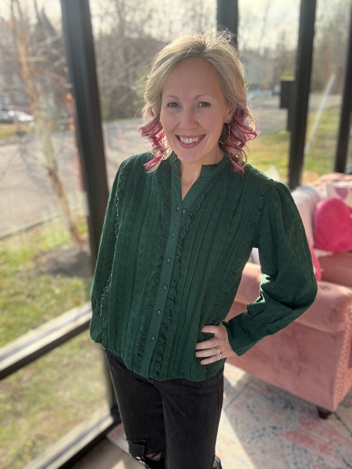 Emerald Whisper Top