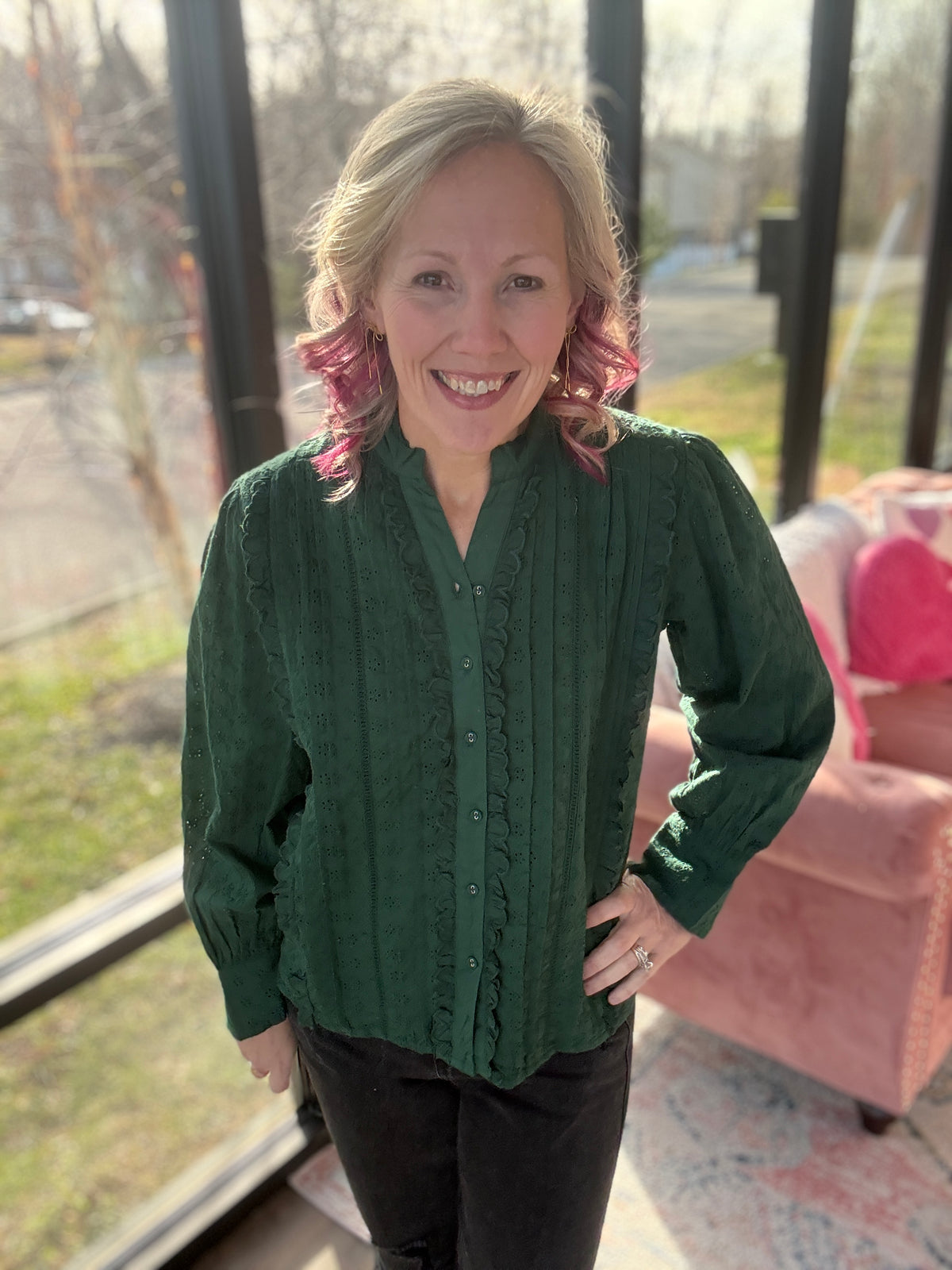 Emerald Whisper Top