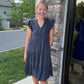 Navy Tide Dress